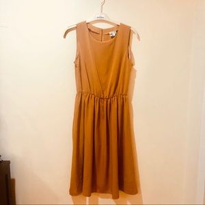 ASOS Gold Midi Dress